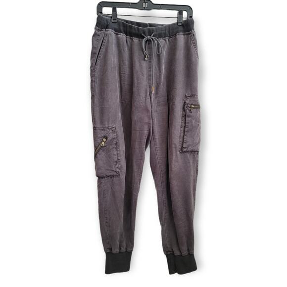 Young Fabulous & Broke Tencel Cargo Jogger Pants Size Small - Picture 2 of 9